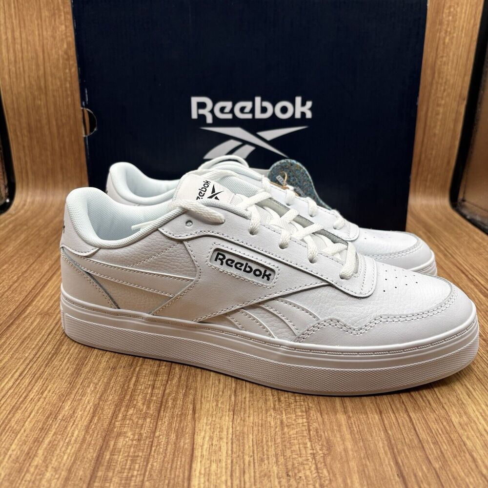 Reebok Court Advance Bold Sneaker Women's‎ Size 10 White Comfort Ortholite Shoes